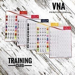 TRAINING CARDS  NAIL ART 